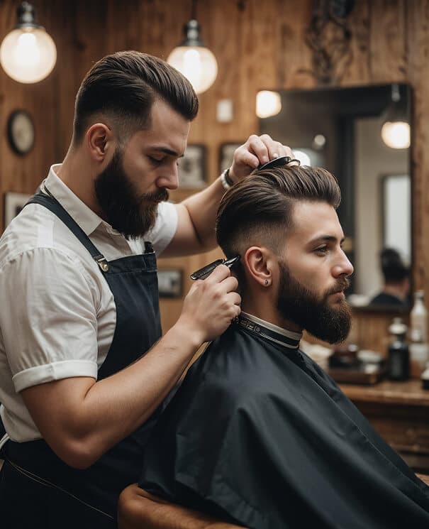 FadeCraft barber at work