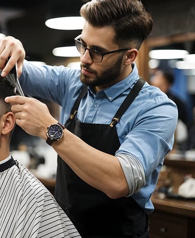 Leo Bennett, Shave and Colour Specialist at FadeCraft
